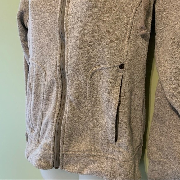 Avalanche Gray Full Zip Fleece Jacket, Size Small - Picture 3 of 5